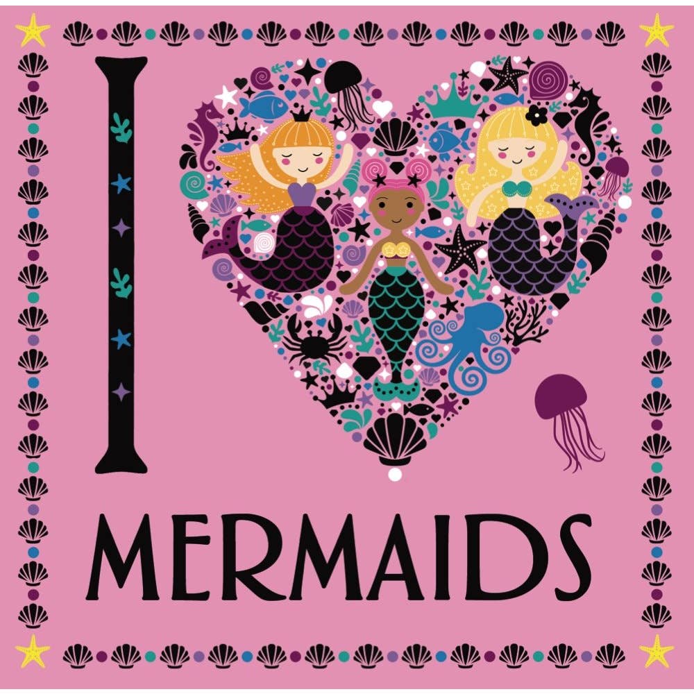 I Heart Mermaids Coloring Book