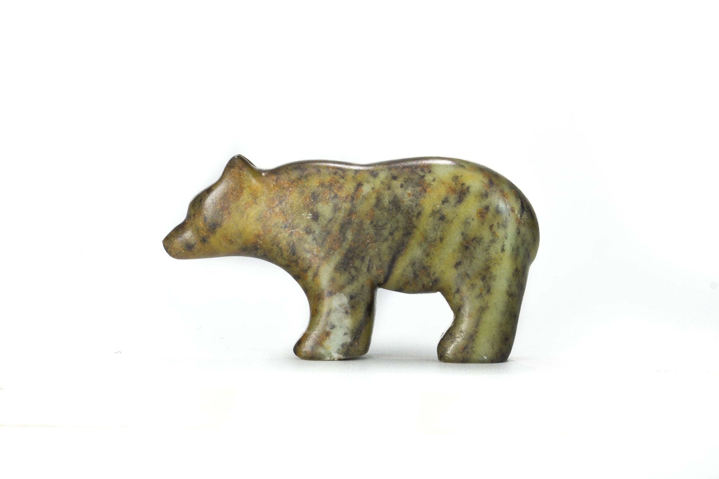 BEUK Bear Soapstone Carving and Whittling