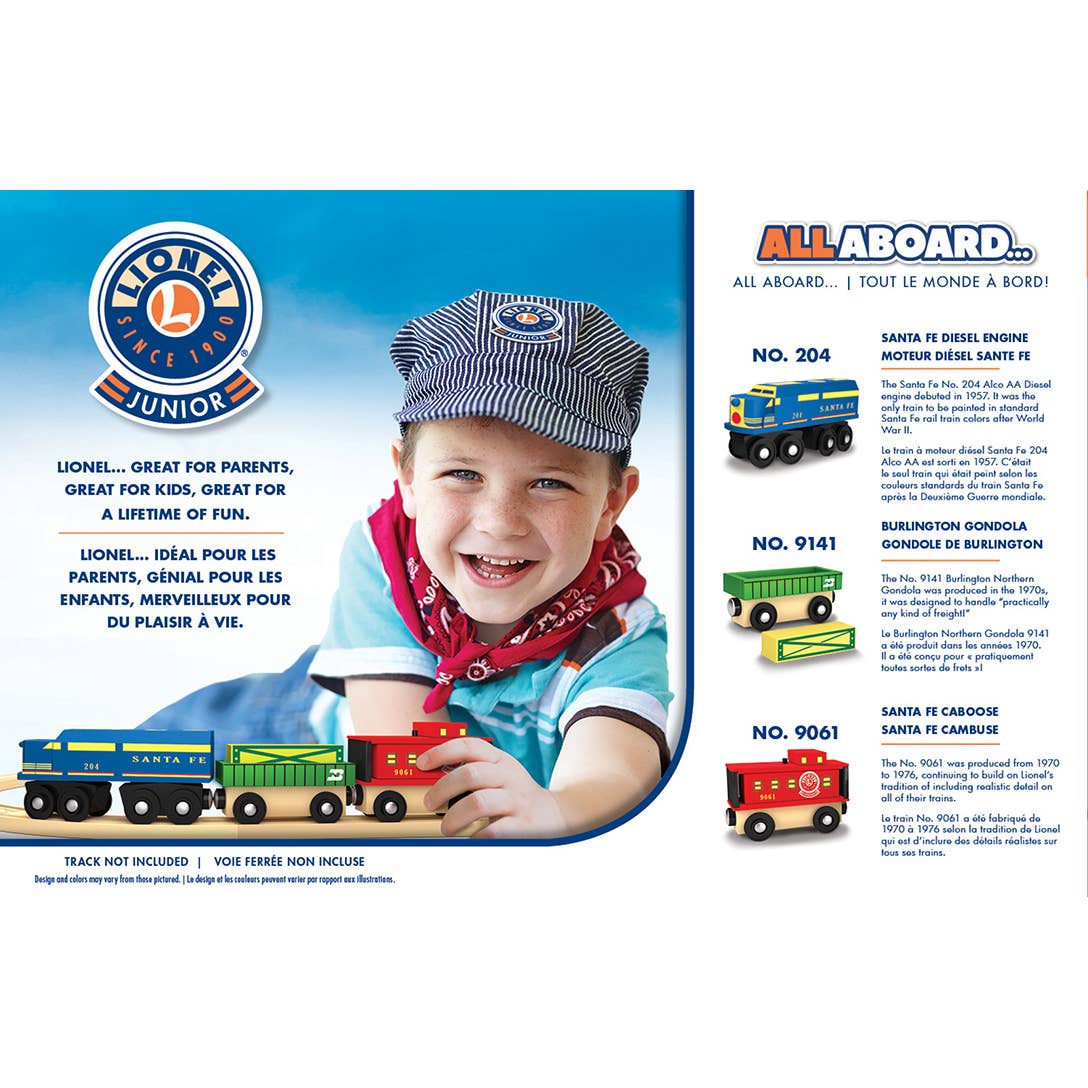 42018 Lionel - Santa Fe Cargo Toy Train Set