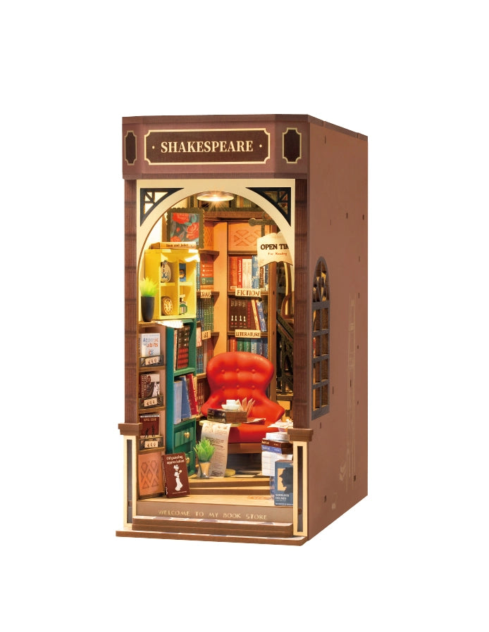 Diy Miniature House Book Nook Kit: Bookstore