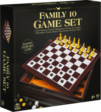 Chess, Checkers , and more Family 10 Game Center