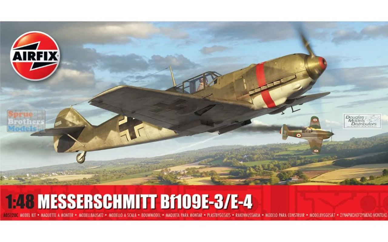 AFX05120C 1:48 Airfix Messerschmitt Bf109E-3/E-4