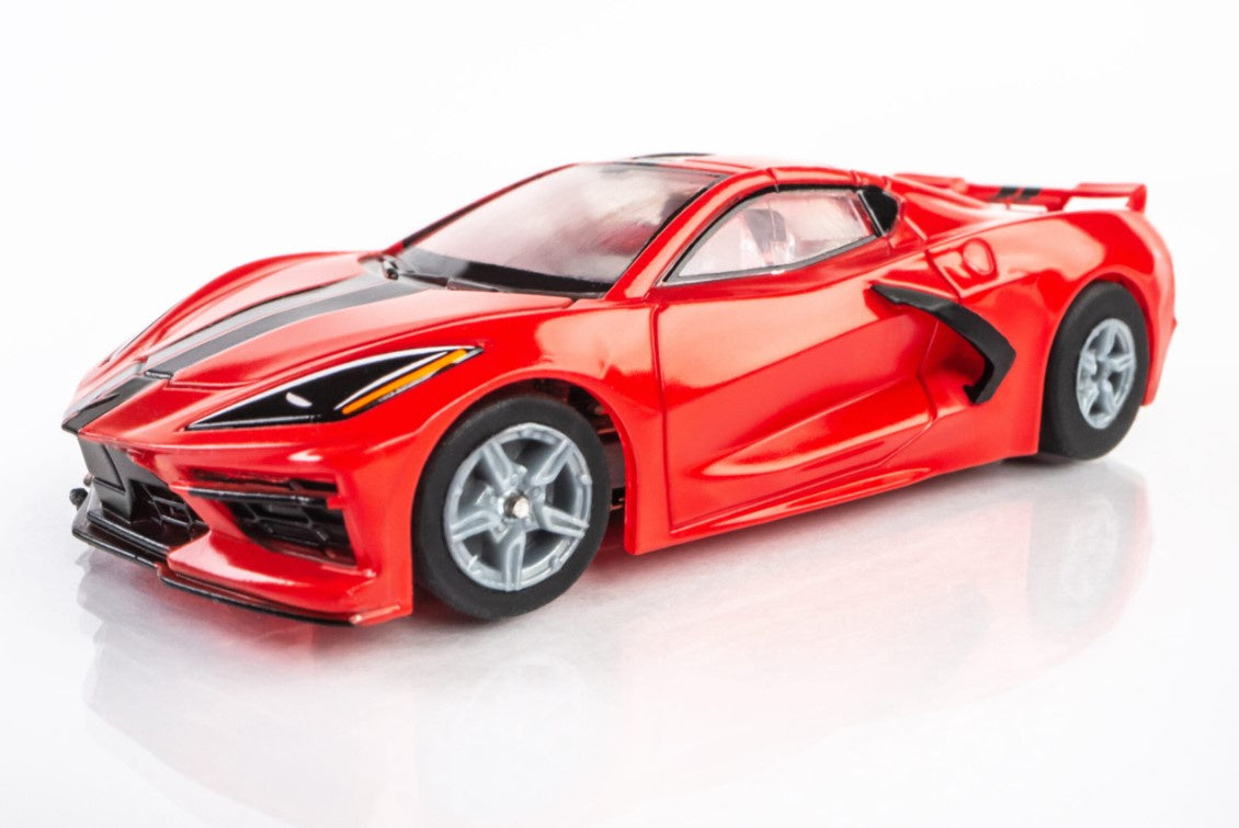 AFX22011	Corvette C8, Torch Red, HO Scale Slot Car