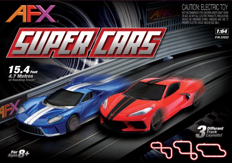 AFX22032	Super Cars HO Slot Car Set