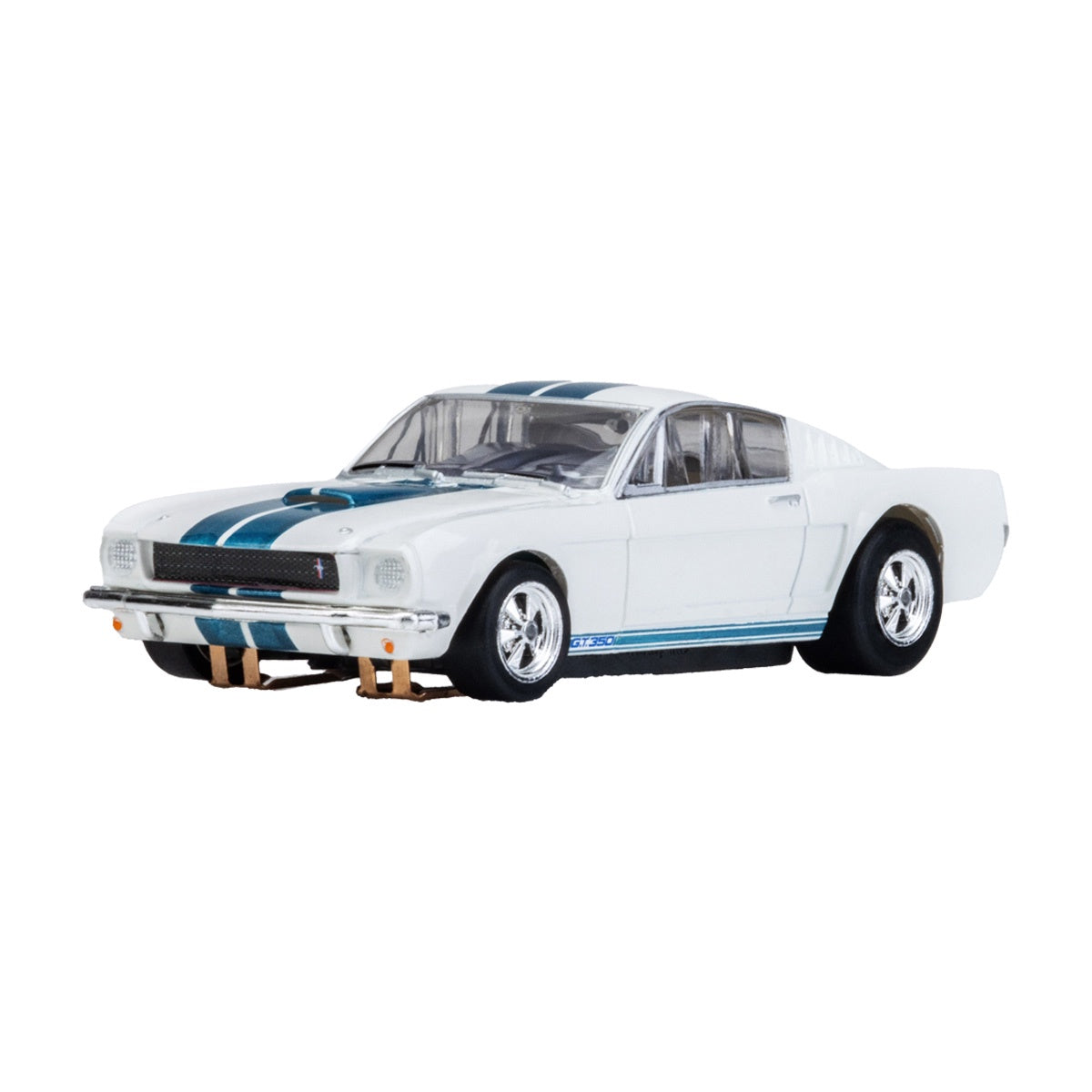 AFX22068	1965 Shelby Mustang GT350 White/Blue HO Slot Car Set