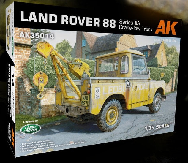 AKI-35014	1/35 Land Rover 88 Series IIA Crane-Tow Truck (Plastic Kit)