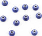 Team Associated Factory Team 3mm Aluminum Flanged Locknut (Blue) (10)