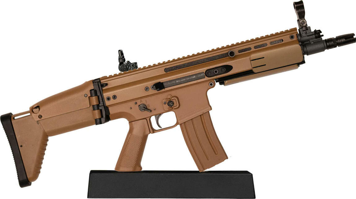 GoatGuns Miniature 1/3 Scale Die-Cast FN SCAR Model Kit (Tan)