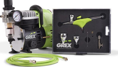 Grex Airbrush Combo Kit with Genesis.XGi + AC1810-A