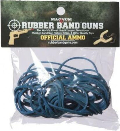 Magnum Enterprises Rubber Band Rifle Ammo Size #125 (Blue) (1oz)