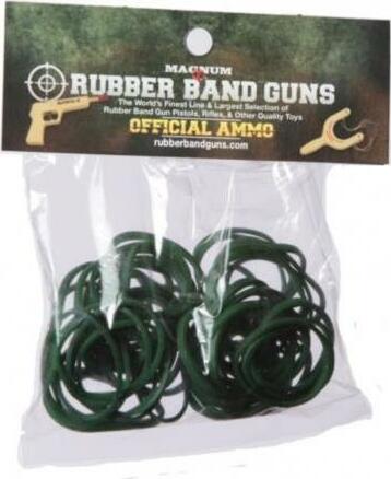 Magnum Enterprises Rubber Band Rifle Ammo Size #30 (Green) (1oz)