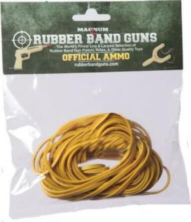 Magnum Enterprises Rubber Band Rifle Ammo Size #33 (Yellow) (1oz)