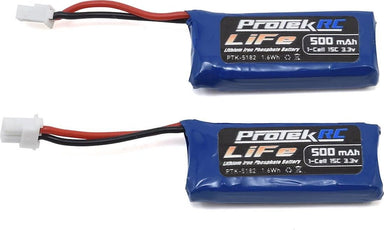 ProTek RC 2x1S Sport Race 15C Stick LiFe Battery (3.3V/500mAh) (Kyosho Mini-Z)
