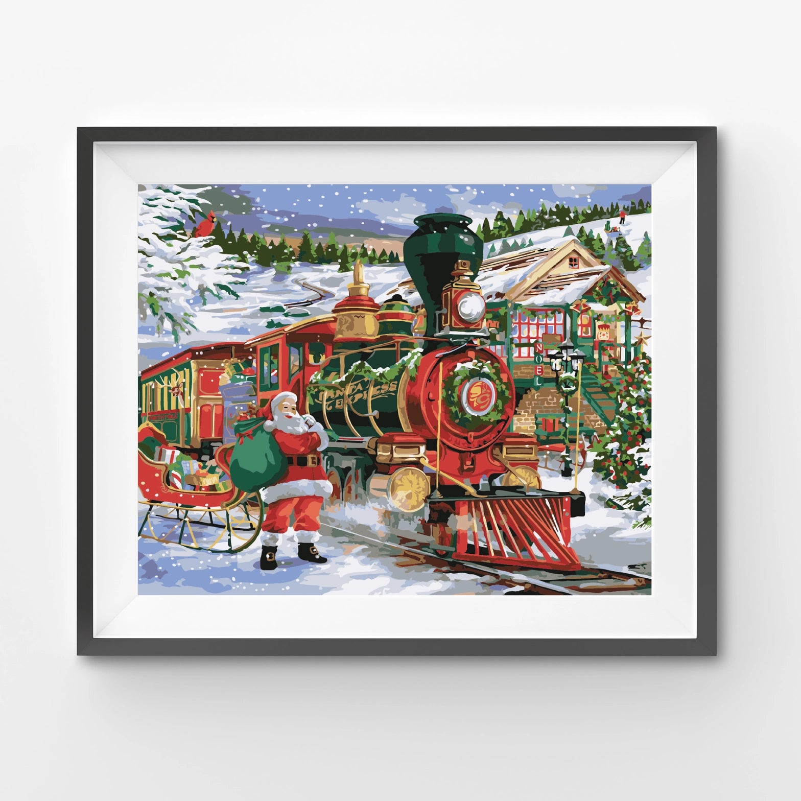 Santa Express - Paint By Numbers Kit