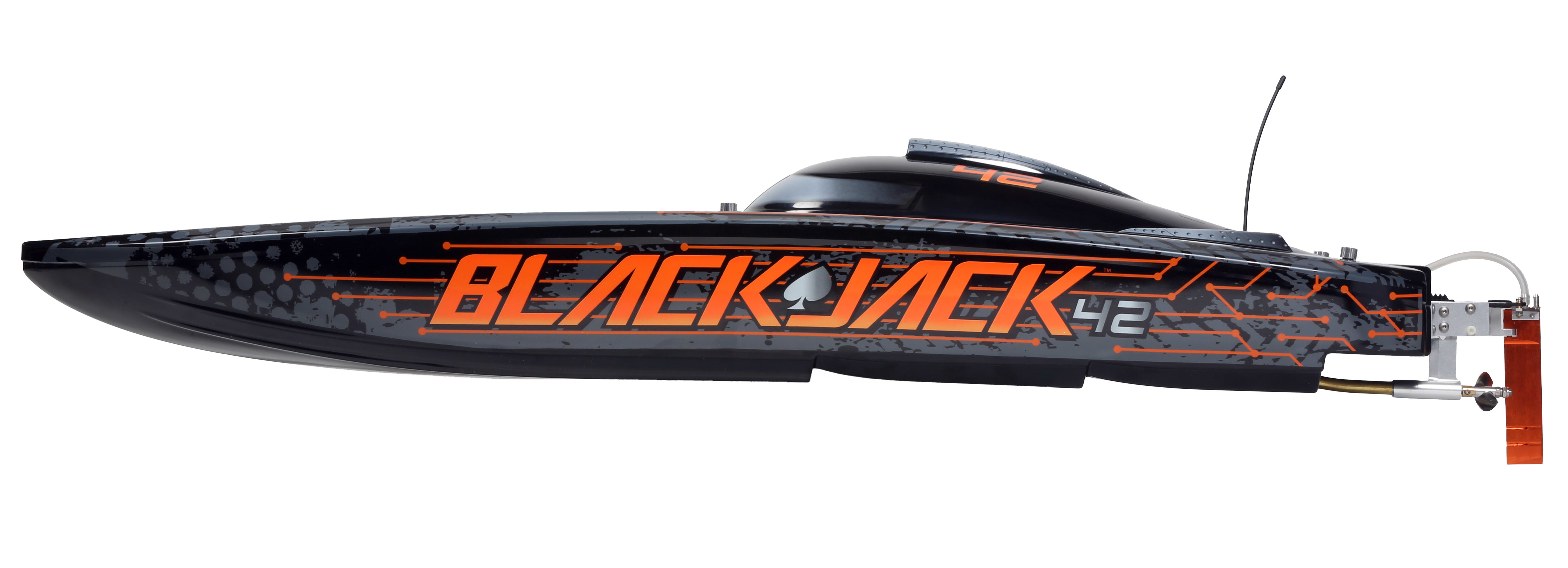 Blackjack 42-inch Brushless 8S Cat,BLK/ORG:RTR - PRB08043T1