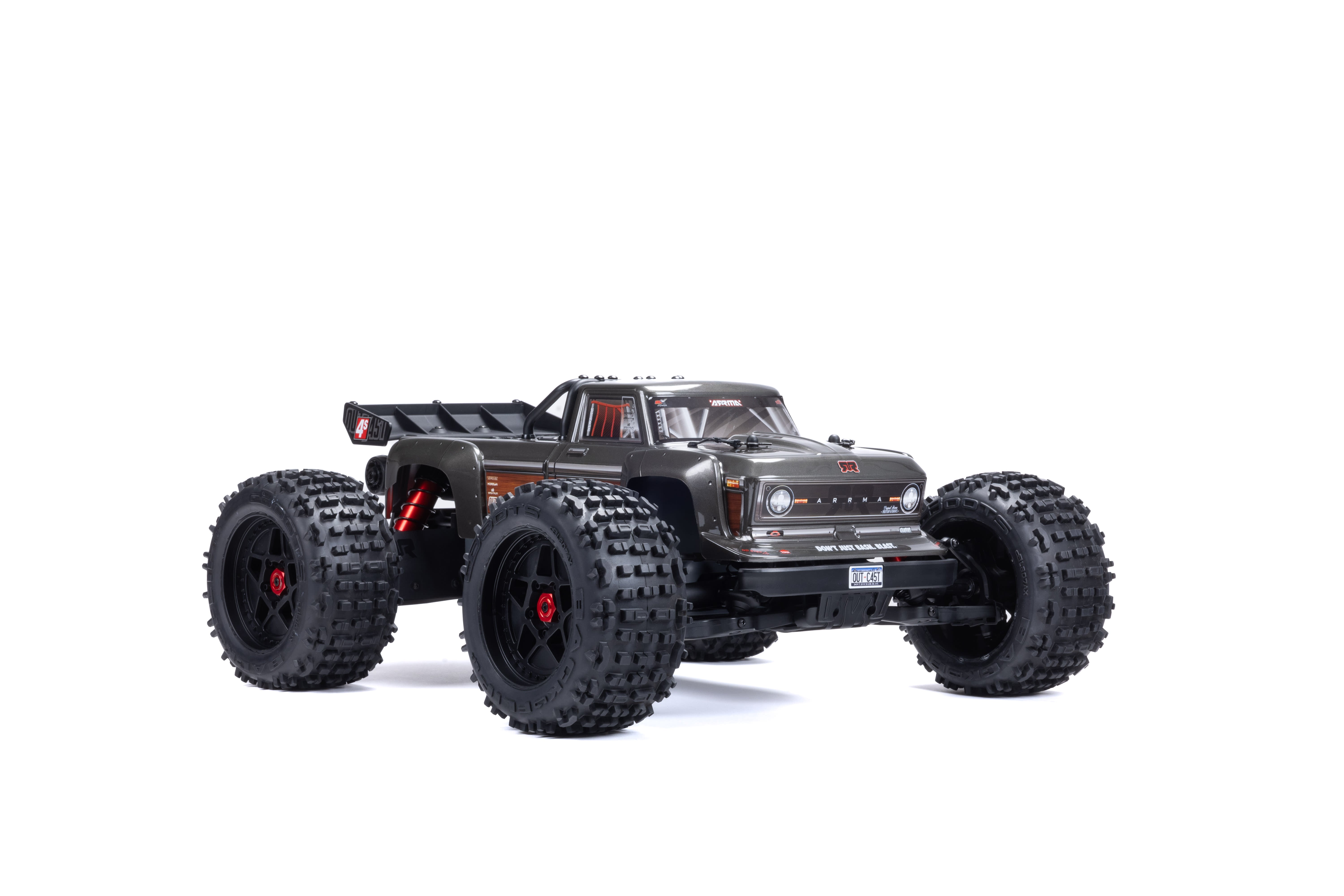 ARA4410V2T3 OUTCAST 4X4 4S BL 1/10TH 4WD STUNT TRK (GUNMETAL)