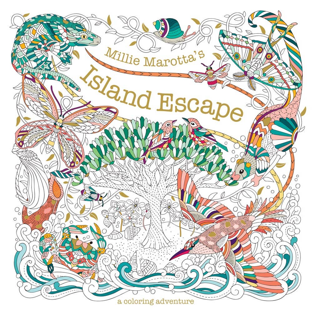 Millie Marotta's Island Escape Coloring Book