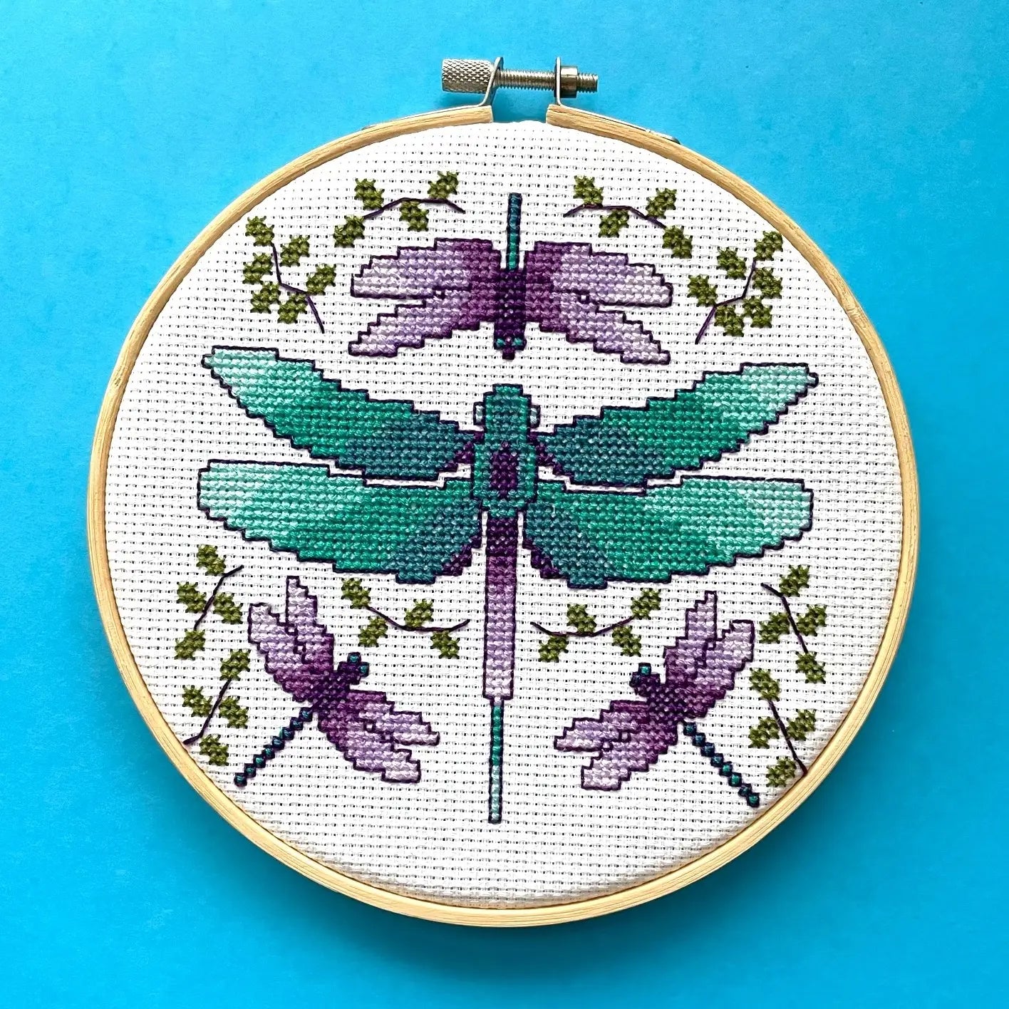 Dragonflies Counted Cross Stitch Diy Kit