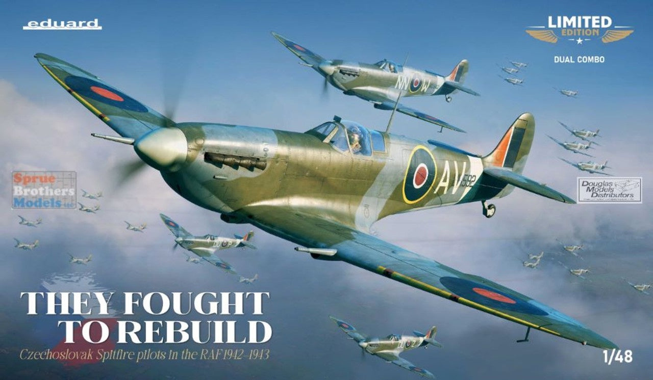 EDU11180 1:48 Eduard Spitfire Mk.Vb 'The Fought to Rebuild' [Limited Edition Dual Combo]