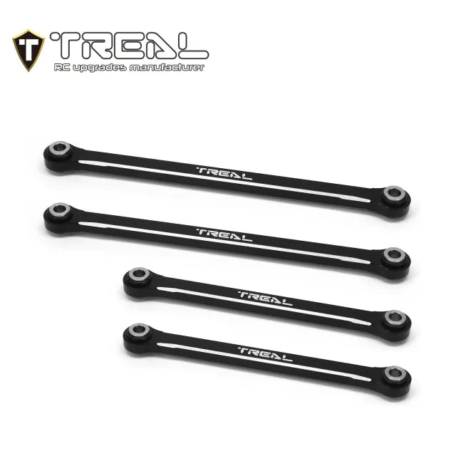 X003LAWPCN TRX4M Lower Links Set (4pcs) Aluminum 7075 Lower Chassis 4-Links Upgrades 1/18 Scale