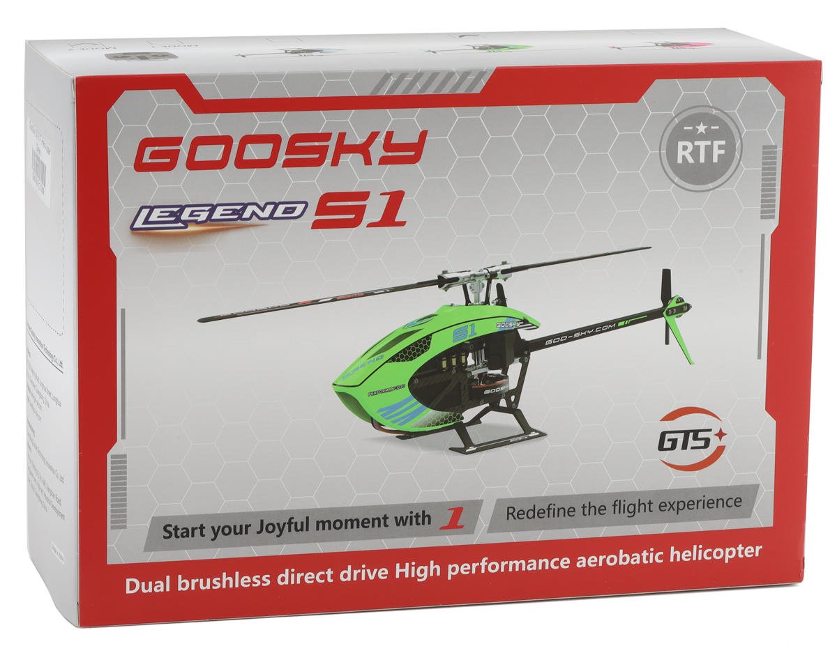 Goosky Legend S1 Helicopter (RTF - Mode2) - Green