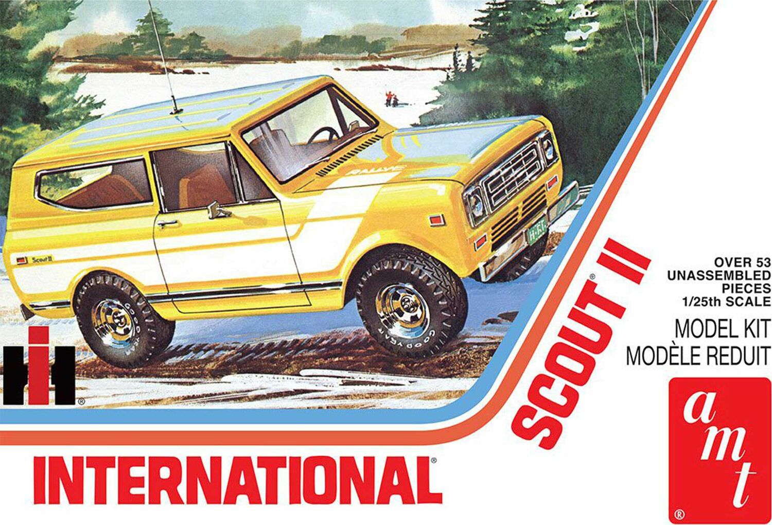 1/25 1977 International Harvester Scout II Model Kit