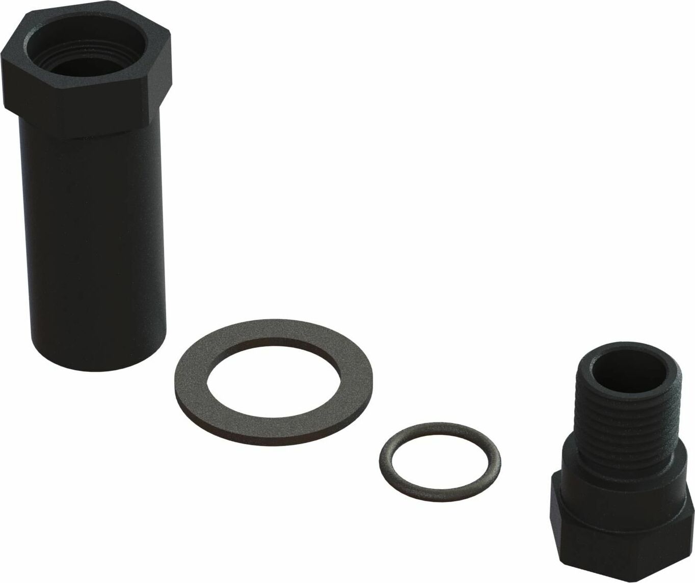 Aluminum Servo Saver Hub Set Black