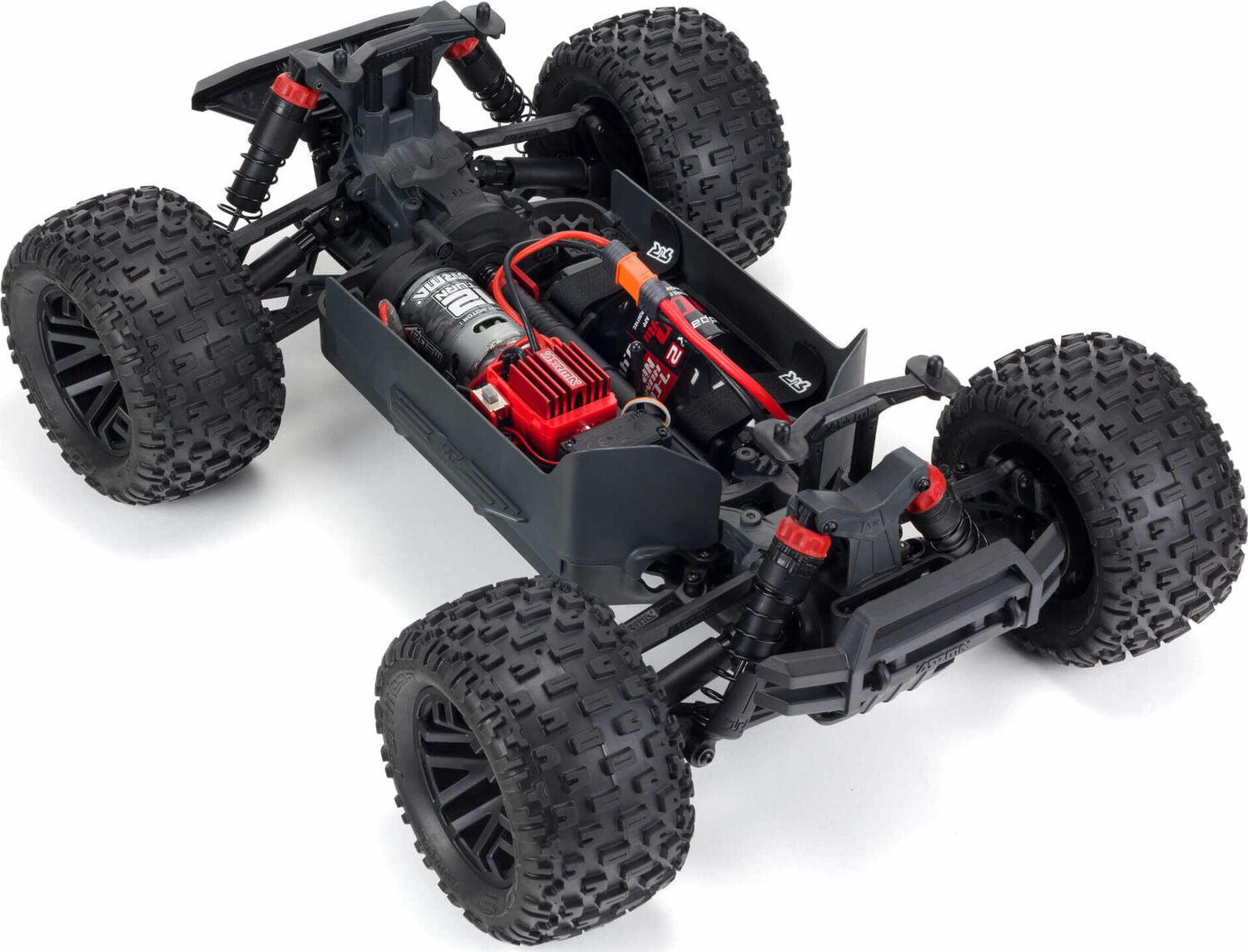 1/10 GRANITE 4X4 MEGA 550 Brushed Monster Truck RTR, Red