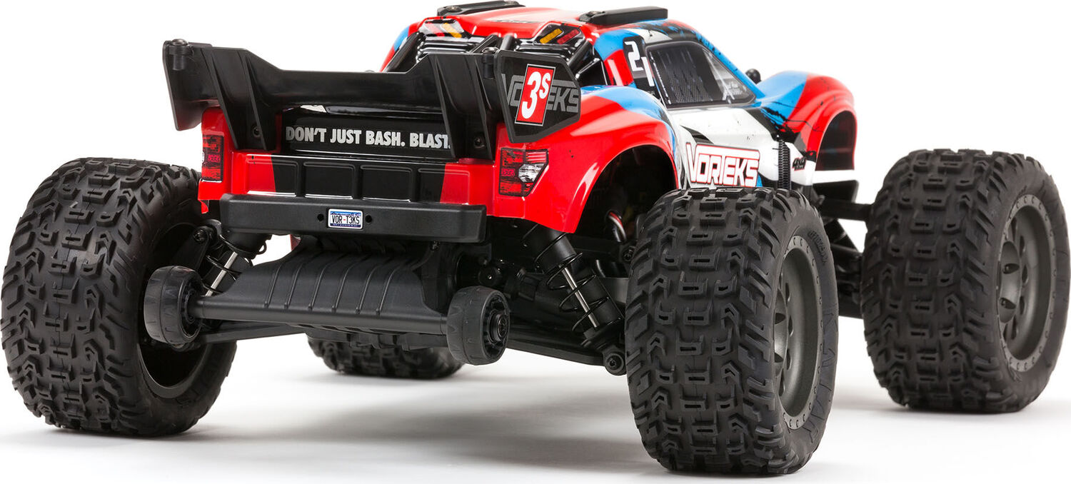 1/10 VORTEKS 4WD 3S BLX Stadium Truck RTR, Red