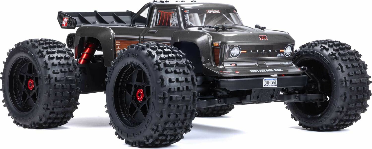 1/10 OUTCAST 4X4 4S V2 BLX Stunt Truck RTR, Gunmetal