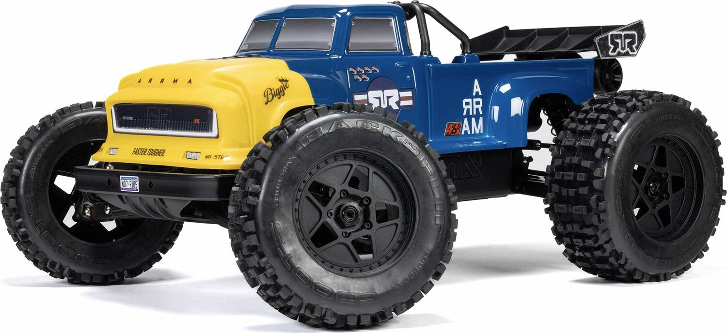 1/8 NOTORIOUS 6S 4X4 RTR Brushless Stunt Truck, Blue