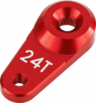 Servo Horn Metal 24T Aluminum Red