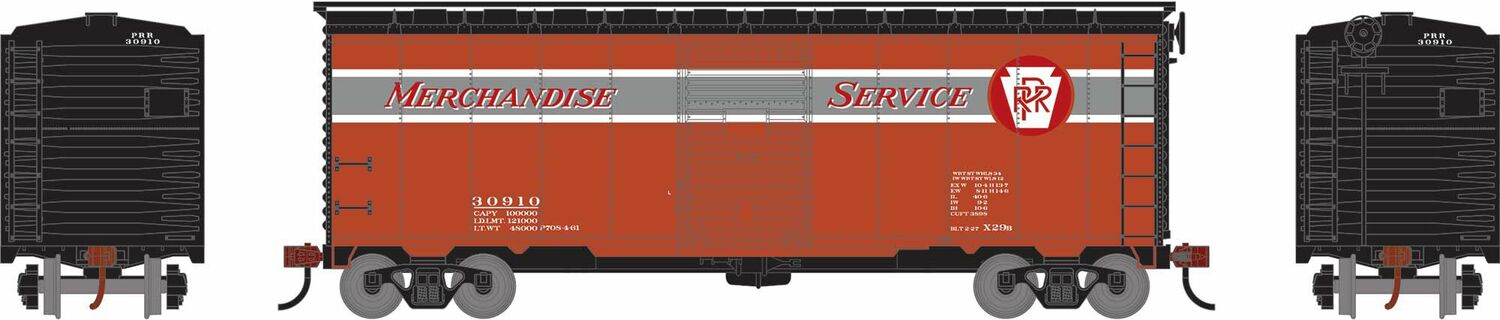 HO 40' Youngstown Door Box, PRR #30910