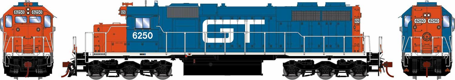 HO RTR SD38 with DCC & Sound, GTW #6250