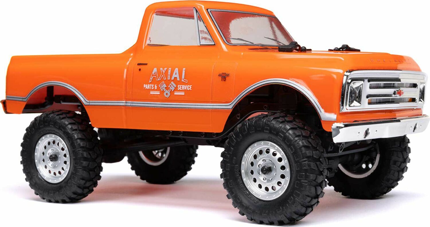 1/24 SCX24 1967 Chevrolet C10 4WD Brushed Truck RTR, Orange