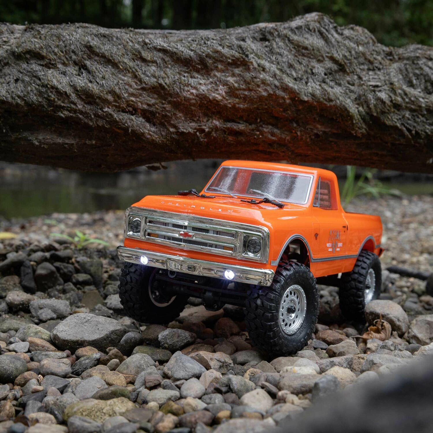 1/24 SCX24 1967 Chevrolet C10 4WD Brushed Truck RTR, Orange