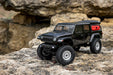1/24 SCX24 Jeep JT Gladiator 4WD Rock Crawler Brushed RTR, Black