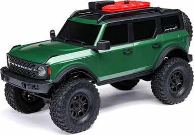 1/24 SCX24 Ford Bronco 4X4 RTR Brushed Rock Crawler (Battery & Charger Included), Green