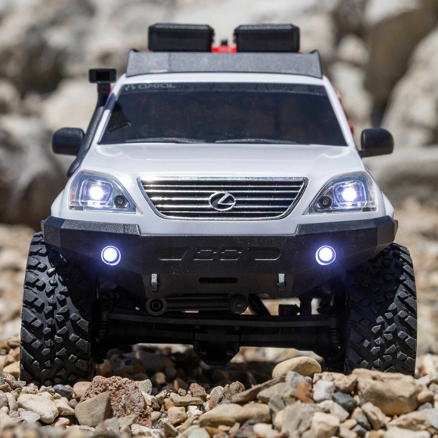 1/24 SCX24 Lexus GX 470 4X4 Rock Crawler RTR, White