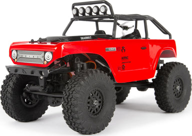 1/24 SCX24 Deadbolt 4WD Rock Crawler Brushed RTR, Red