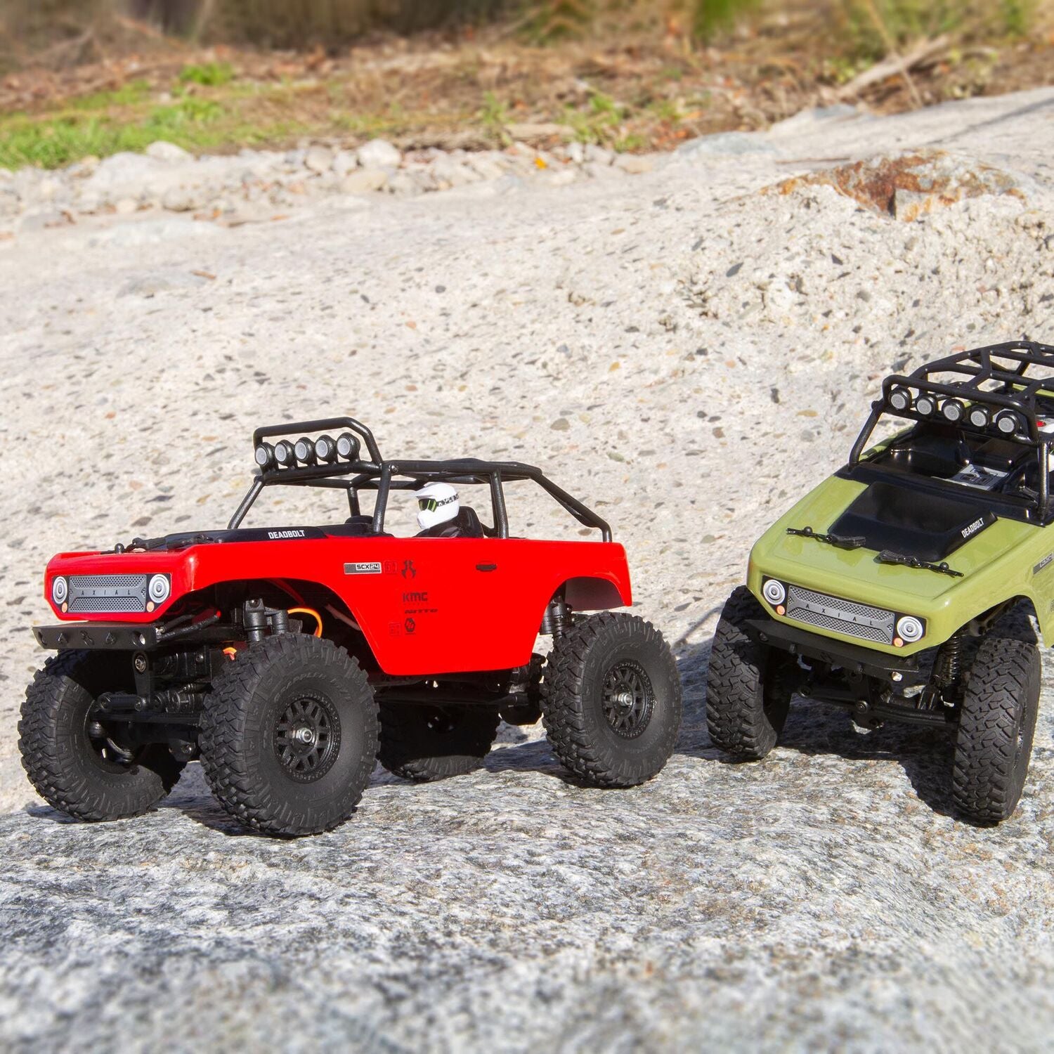 1/24 SCX24 Deadbolt 4WD Rock Crawler Brushed RTR, Red