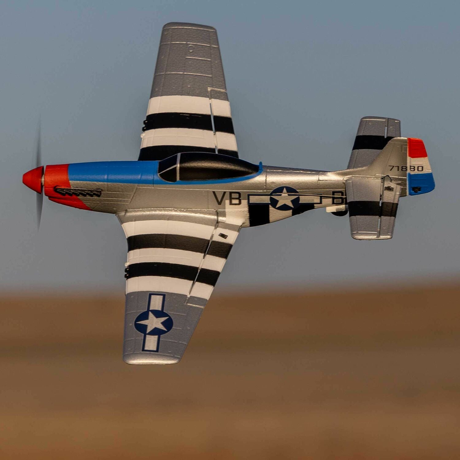 P-51D Mustang 450mm RTF RC airplane with SAFE