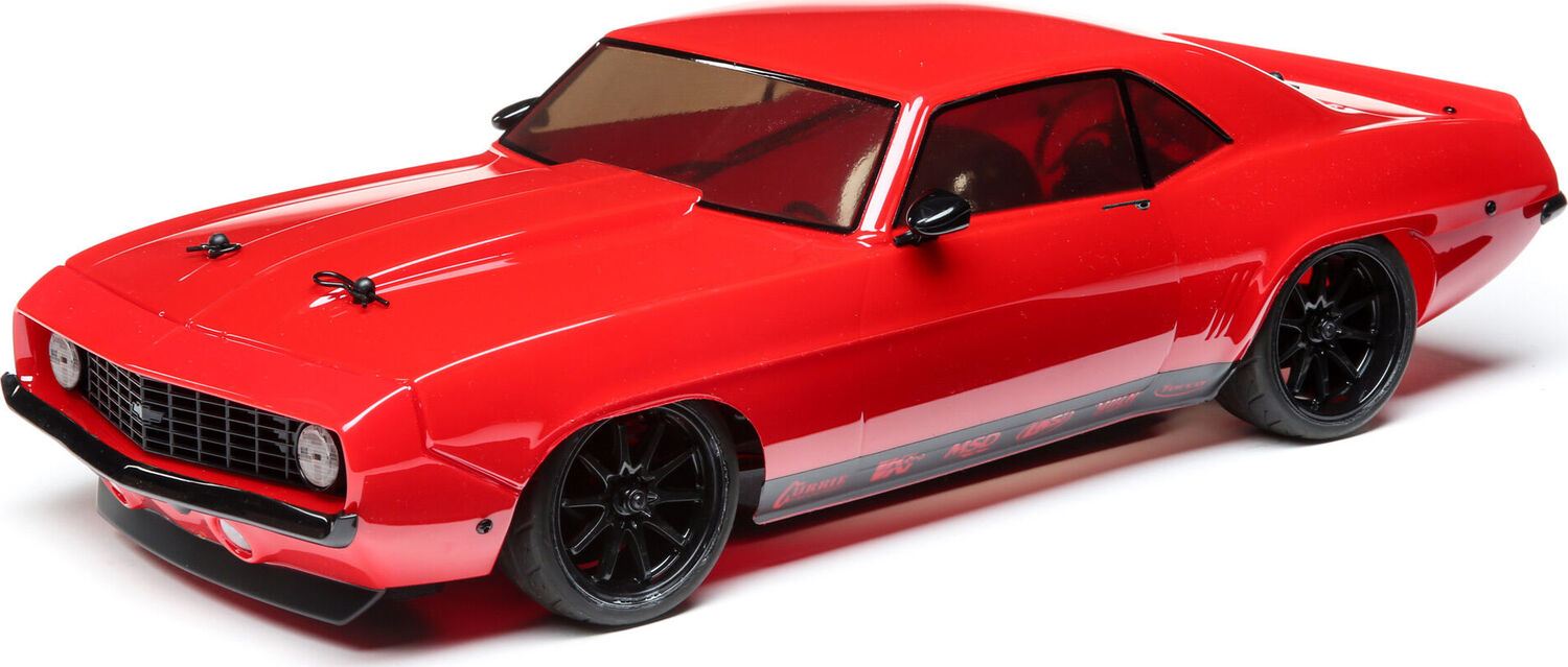 1/10 1969 Chevy Camaro V100 AWD Brushed RTR, Red