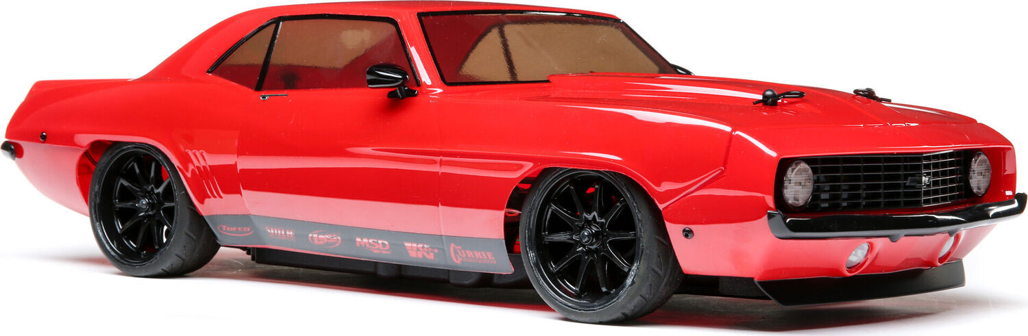 1/10 1969 Chevy Camaro V100 AWD Brushed RTR, Red