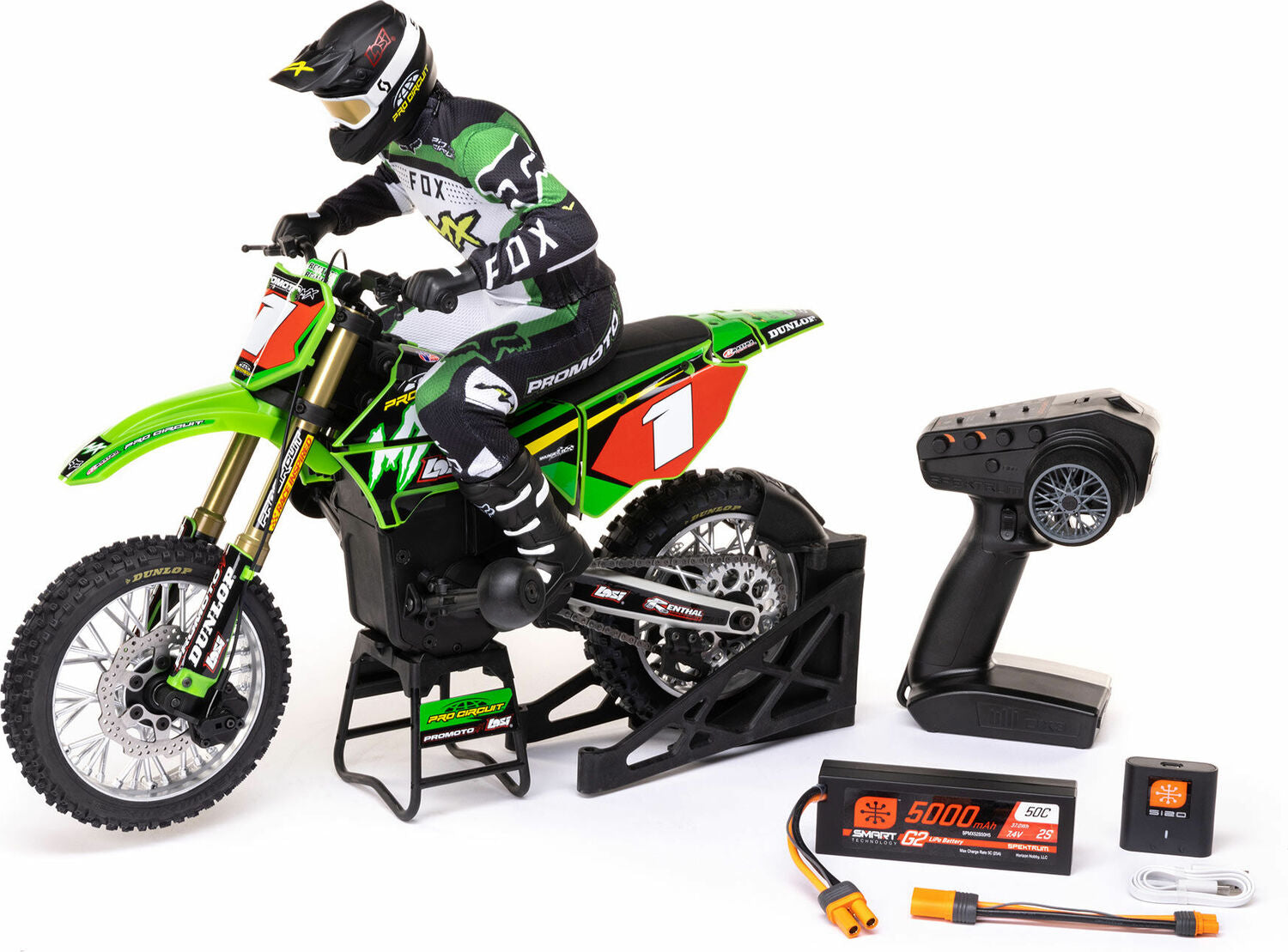 1/4 Promoto-MX Motorcycle RTR with Battery and Charger, Pro Circuit