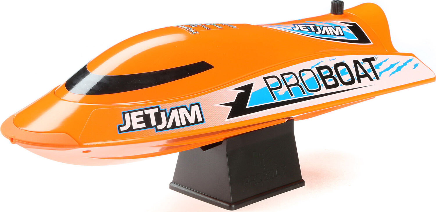 Jet Jam V2 12" Self-Righting Pool Racer Brushed RTR, Orange