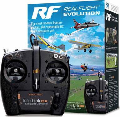 RealFlight Evolution RC Flight Simulator with InterLink DX Controller