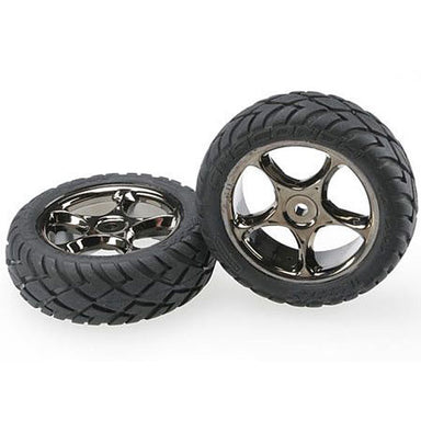 Tracer Blk Chrome Whls w/Anaconda Tires(2), Front: BVXL