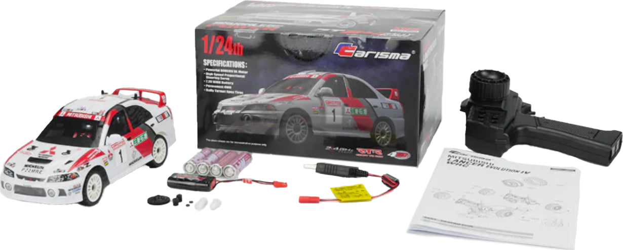 GT24 1/24 Scale Micro 4WD RTR, Mitsubishi Lancer Evo 4 WRC