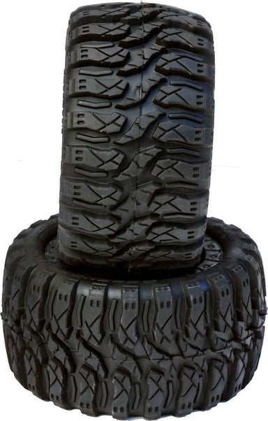 Defender 2.8 Belted Stadium Truck Tires 0 Offset Front 2WD